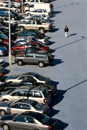 parking lot overhead - Parking Lot, Atlanta, Georgia Stock Photo - Rights-Managed, Code: 700-00168801