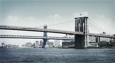 simsearch:700-00268612,k - Brooklyn Bridge, New York, New York, USA Photographie de stock - Rights-Managed, Code: 700-00169200