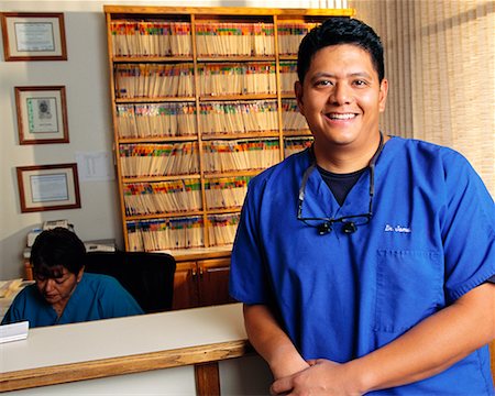 filipino female doctors - Portrait of Doctor in Office Stock Photo - Rights-Managed, Code: 700-00169436