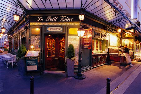 entertainment at night in paris - Le Petit Zinc Paris, France Photographie de stock - Rights-Managed, Code: 700-00169479