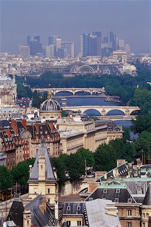 paris rooftop overcast - Overview of Paris, France Stock Photo - Rights-Managed, Code: 700-00169495