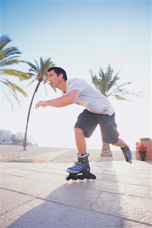 Man In-Line Roller-Skating Stock Photo - Rights-Managed, Code: 700-00160806