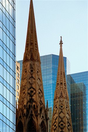 St Patrick's Cathedral New York City, New York, USA Foto de stock - Con derechos protegidos, Código: 700-00160834