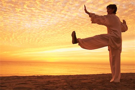 Woman Doing Tai Chi Stock Photo - Rights-Managed, Code: 700-00161269