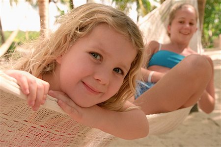 Two Girls in Hammock Stock Photo - Rights-Managed, Code: 700-00161695