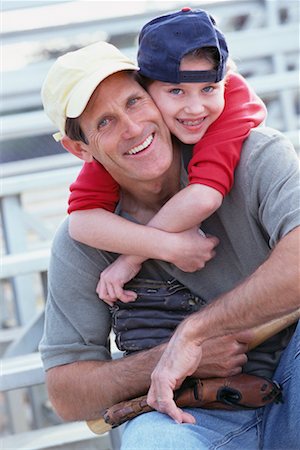 family baseball game - Father and Daughter Stock Photo - Rights-Managed, Code: 700-00161740