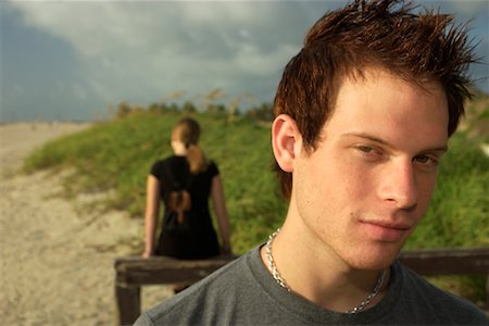 Young Couple on Beach Stock Photo - Rights-Managed, Code: 700-00162860