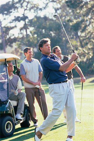 Men Golfing Stock Photo - Rights-Managed, Code: 700-00163037