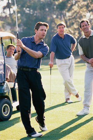 Men Golfing Stock Photo - Rights-Managed, Code: 700-00163038