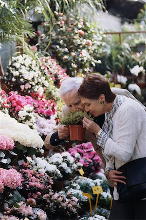 renifler (personne) - Couple au marché aux fleurs Photographie de stock - Rights-Managed, Code: 700-00163448