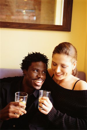 Couple in a Cafe Foto de stock - Con derechos protegidos, Código: 700-00163468