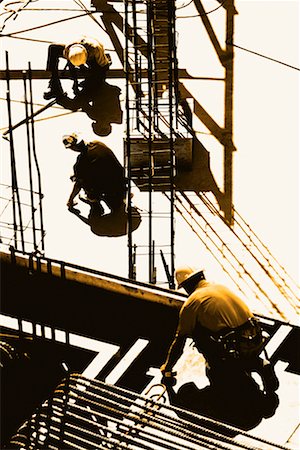 Travailleurs de la construction Photographie de stock - Rights-Managed, Code: 700-00163659