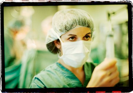 Nurse with Syringe Stock Photo - Rights-Managed, Code: 700-00177595