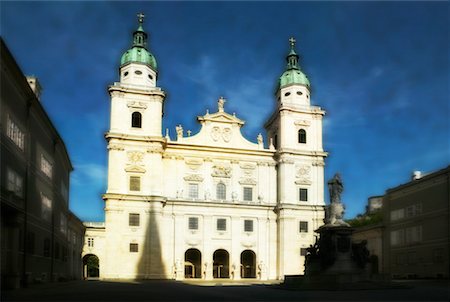 salzburg cathedral - Cathédrale de Salzbourg, Autriche Photographie de stock - Rights-Managed, Code: 700-00177827