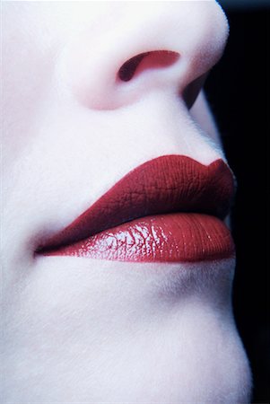 Close-Up of Lips Fotografie stock - Rights-Managed, Codice: 700-00177981