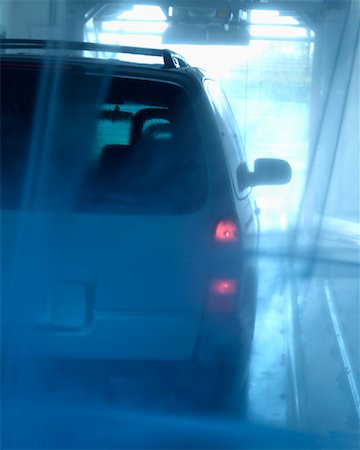 simsearch:700-02702584,k - Vehicle in Drive-Through Car Wash Stock Photo - Rights-Managed, Code: 700-00178859