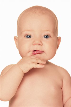 se ronger les ongles - Portrait d'un bébé Photographie de stock - Rights-Managed, Code: 700-00178883