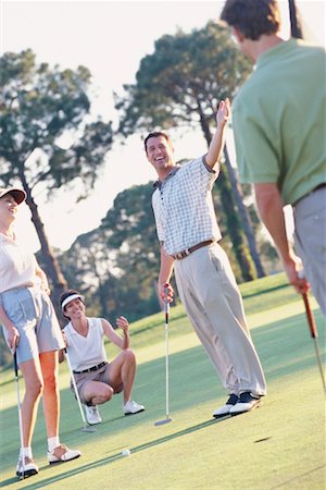 Group Playing Golf Stock Photo - Rights-Managed, Code: 700-00170563