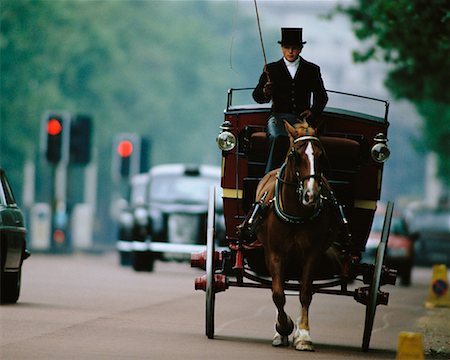 simsearch:841-02944442,k - Horse-Drawn Carriage on Street The Mall, London, England Stock Photo - Rights-Managed, Code: 700-00184357