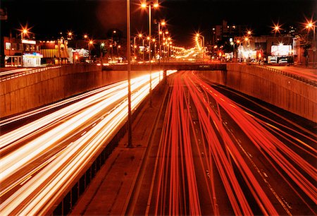 road stream light - Streaking Lights Stock Photo - Rights-Managed, Code: 700-00184657