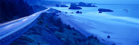 road panoramic blurred - Coastal Road Cape Sebastian Oregon, USA Stock Photo - Rights-Managed, Code: 700-00185608