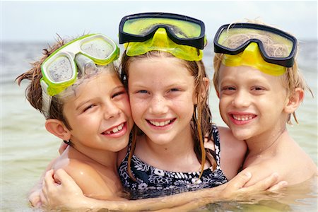 Children in Ocean Stock Photo - Rights-Managed, Code: 700-00185628
