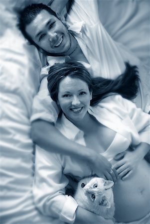 simsearch:700-08145905,k - Portrait of Expectant Couple Stock Photo - Rights-Managed, Code: 700-00185989