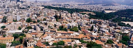 Paysage urbain Athens, Grèce Photographie de stock - Rights-Managed, Code: 700-00186120