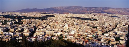 Paysage urbain Athens, Grèce Photographie de stock - Rights-Managed, Code: 700-00186121