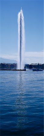 Jet d ' Eau Genf Stockbilder - Lizenzpflichtiges, Bildnummer: 700-00186132