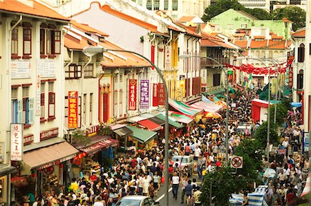 shops in chinatown singapore - Chinese New Year Chinatown, Singapore Stock Photo - Rights-Managed, Code: 700-00186203