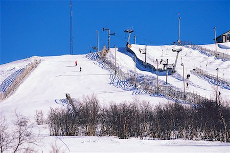 simsearch:700-00025931,k - Ski Hill Kiruna, Lapland, Sweden Fotografie stock - Rights-Managed, Codice: 700-00186713