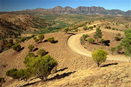 flinders range national park - Road, Flinders Ranges National Park, Australia Stock Photo - Rights-Managed, Code: 700-00187108