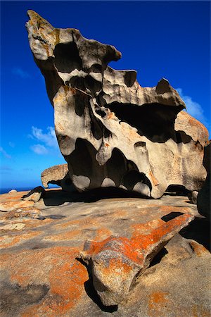 remarkable rocks - Rock Formation, Kangaroo Island, Flinders Chase National Park, South Australia, Australia Foto de stock - Con derechos protegidos, Código: 700-00187188