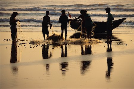 simsearch:700-00555628,k - Fishermen and Boat by Shore Stock Photo - Rights-Managed, Code: 700-00187407