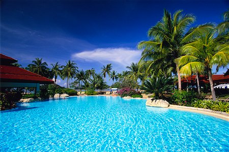 Pelangi Beach Resort Langkawi Island, Malaysia Fotografie stock - Rights-Managed, Codice: 700-00187417