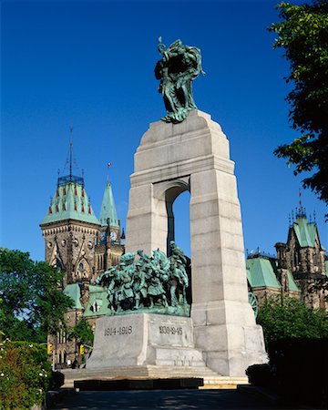 remembrance day - War Memorial Ottawa, Ontario, Canada Foto de stock - Direito Controlado, Número: 700-00188425