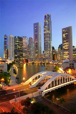 simsearch:700-05609423,k - Skyline de Singapour Photographie de stock - Rights-Managed, Code: 700-00188502