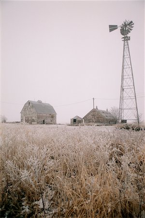 stati delle pianure - Farm, South Dakota, USA Fotografie stock - Rights-Managed, Codice: 700-00188600