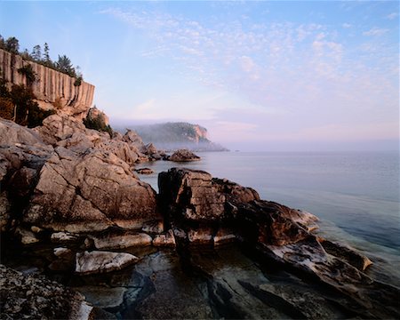 Georgian Bay Bruce Peninsula National Park Ontario, Canada Fotografie stock - Rights-Managed, Codice: 700-00188681