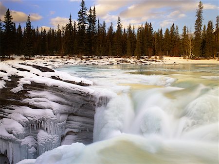 Athabasca Falls Jasper National Park Alberta, Canada Stock Photo - Rights-Managed, Code: 700-00188827