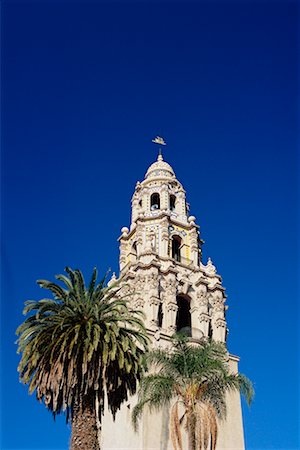 California Tower Balboa Park, San Diego California, USA Foto de stock - Direito Controlado, Número: 700-00189037