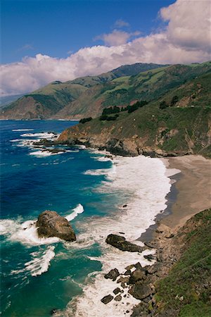 Big Sur côte de Californie, Etats-Unis Photographie de stock - Rights-Managed, Code: 700-00189032