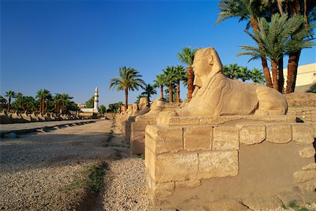 simsearch:700-00430484,k - Avenue of Sphinxes Luxor Temple Luxor, Egypt Stock Photo - Rights-Managed, Code: 700-00189143