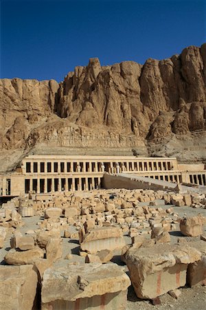 simsearch:700-05756352,k - Temple of Hatshepsut Luxor, Egypt Foto de stock - Con derechos protegidos, Código: 700-00189151