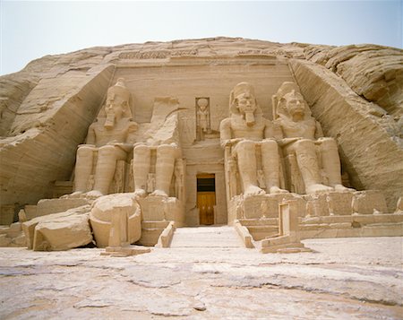 simsearch:700-01112430,k - Abou Simbel Temple de Rê Horakhty Egypte Photographie de stock - Rights-Managed, Code: 700-00189170