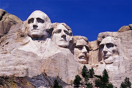 Mount Rushmore South Dakota, USA Foto de stock - Con derechos protegidos, Código: 700-00189338