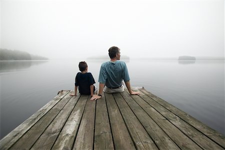 simsearch:700-00189490,k - Father and Son on Dock Stock Photo - Rights-Managed, Code: 700-00189495