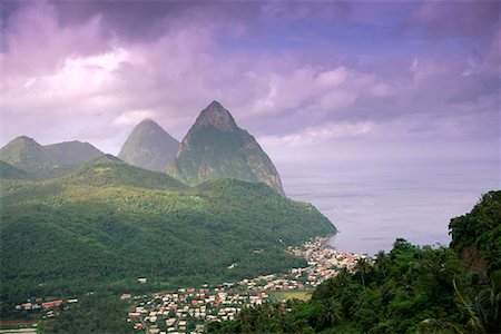 simsearch:700-00006095,k - Scenic of St. Lucia Foto de stock - Direito Controlado, Número: 700-00189829