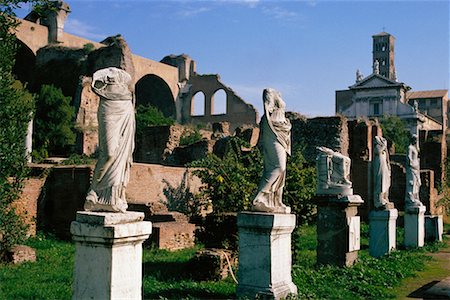 simsearch:700-00183355,k - Antike römische Statuen Rom, Italien Stockbilder - Lizenzpflichtiges, Bildnummer: 700-00181599